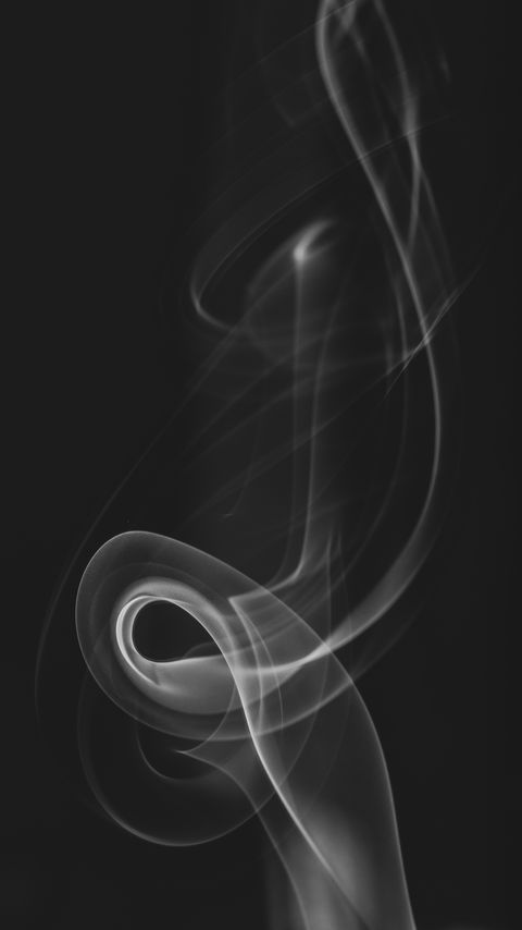 Download wallpaper 2160x3840 smoke, curves, black and white, black samsung galaxy s4, s5, note, sony xperia z, z1, z2, z3, htc one, lenovo vibe hd background