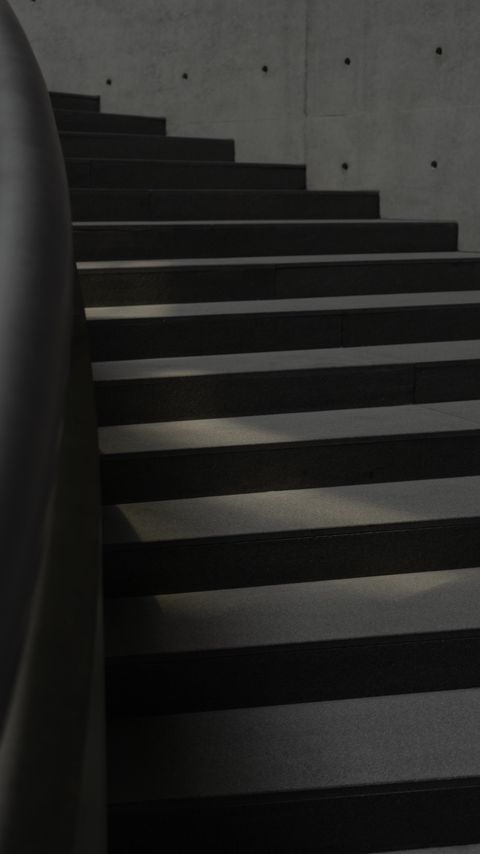 Download wallpaper 2160x3840 stairs, rise, concrete, gray samsung galaxy s4, s5, note, sony xperia z, z1, z2, z3, htc one, lenovo vibe hd background