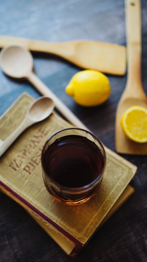 Download wallpaper 2160x3840 tea, lemon, drink, cup, book samsung galaxy s4, s5, note, sony xperia z, z1, z2, z3, htc one, lenovo vibe hd background