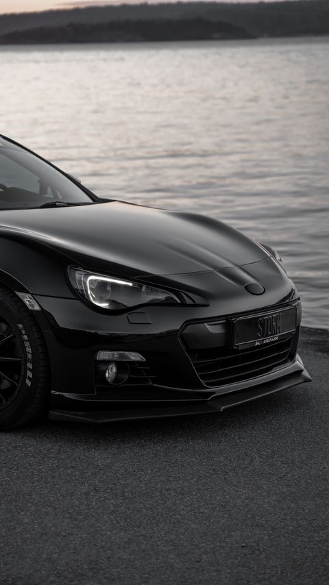 Download wallpaper 2160x3840 toyota gt86, toyota, car, black, coast samsung galaxy s4, s5, note, sony xperia z, z1, z2, z3, htc one, lenovo vibe hd background