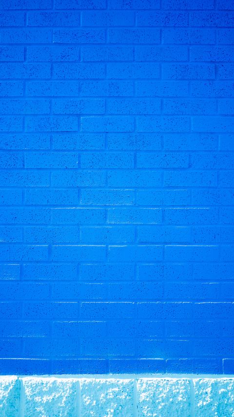 Download wallpaper 2160x3840 wall, bricks, texture, rough, blue samsung galaxy s4, s5, note, sony xperia z, z1, z2, z3, htc one, lenovo vibe hd background