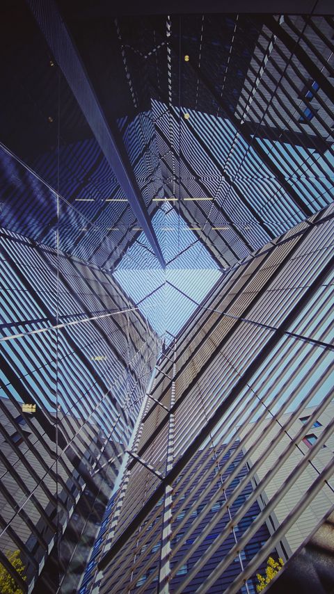 Download wallpaper 2160x3840 building, architecture, construction, glass, reflection samsung galaxy s4, s5, note, sony xperia z, z1, z2, z3, htc one, lenovo vibe hd background