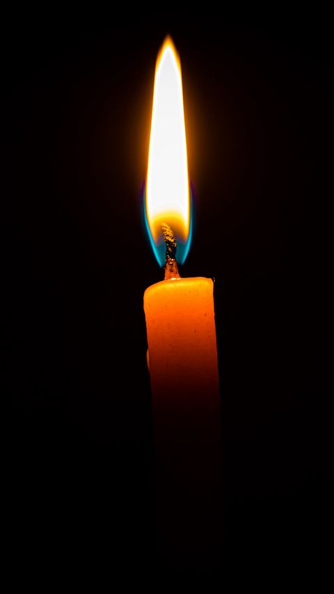 Download wallpaper 2160x3840 candle, fire, darkness samsung galaxy s4, s5, note, sony xperia z, z1, z2, z3, htc one, lenovo vibe hd background