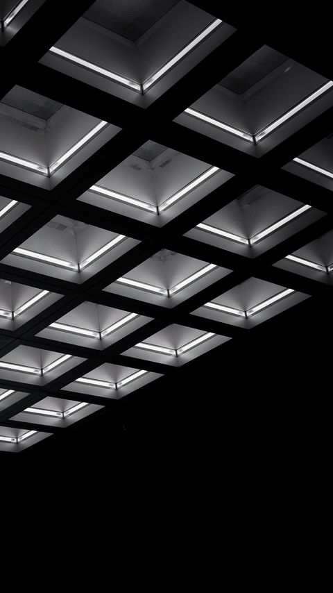 Download wallpaper 2160x3840 ceiling, architecture, backlighting, light, black samsung galaxy s4, s5, note, sony xperia z, z1, z2, z3, htc one, lenovo vibe hd background