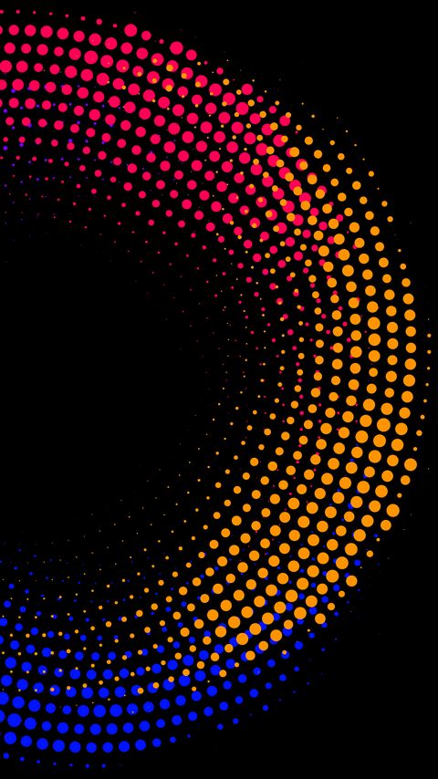 Download wallpaper 2160x3840 circles, points, colorful, abstraction samsung galaxy s4, s5, note, sony xperia z, z1, z2, z3, htc one, lenovo vibe hd background