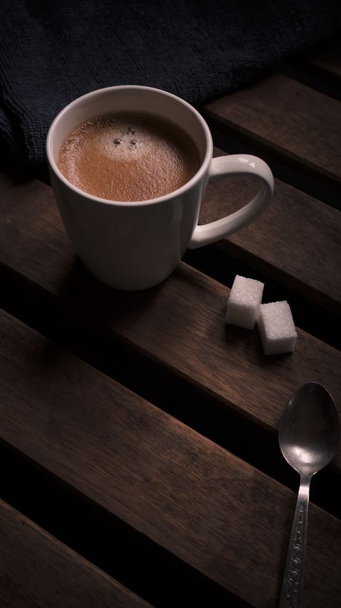 Download wallpaper 2160x3840 coffee, drink, cup, sugar samsung galaxy s4, s5, note, sony xperia z, z1, z2, z3, htc one, lenovo vibe hd background