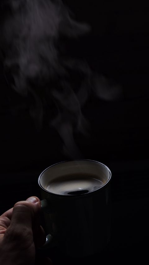 Download wallpaper 2160x3840 coffee, drink, steam, mug, hot, dark samsung galaxy s4, s5, note, sony xperia z, z1, z2, z3, htc one, lenovo vibe hd background