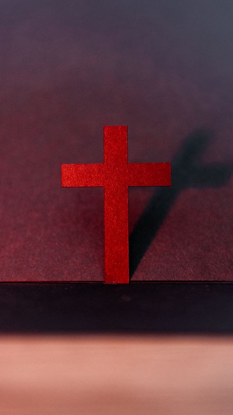 Download wallpaper 2160x3840 cross, religion, god, red samsung galaxy s4, s5, note, sony xperia z, z1, z2, z3, htc one, lenovo vibe hd background