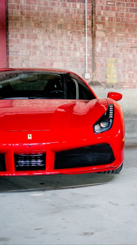 Download wallpaper 2160x3840 ferrari, car, red, garage samsung galaxy s4, s5, note, sony xperia z, z1, z2, z3, htc one, lenovo vibe hd background