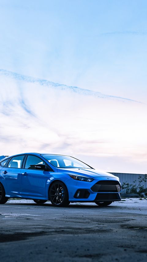 Download wallpaper 2160x3840 ford focus, ford, car, blue, parking samsung galaxy s4, s5, note, sony xperia z, z1, z2, z3, htc one, lenovo vibe hd background