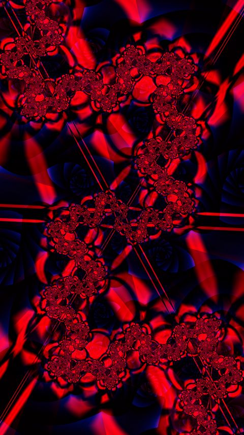 Download wallpaper 2160x3840 fractal, chain, abstraction, red samsung galaxy s4, s5, note, sony xperia z, z1, z2, z3, htc one, lenovo vibe hd background