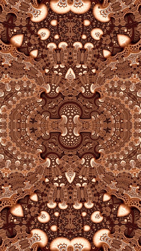 Download wallpaper 2160x3840 fractal, pattern, abstraction, brown samsung galaxy s4, s5, note, sony xperia z, z1, z2, z3, htc one, lenovo vibe hd background