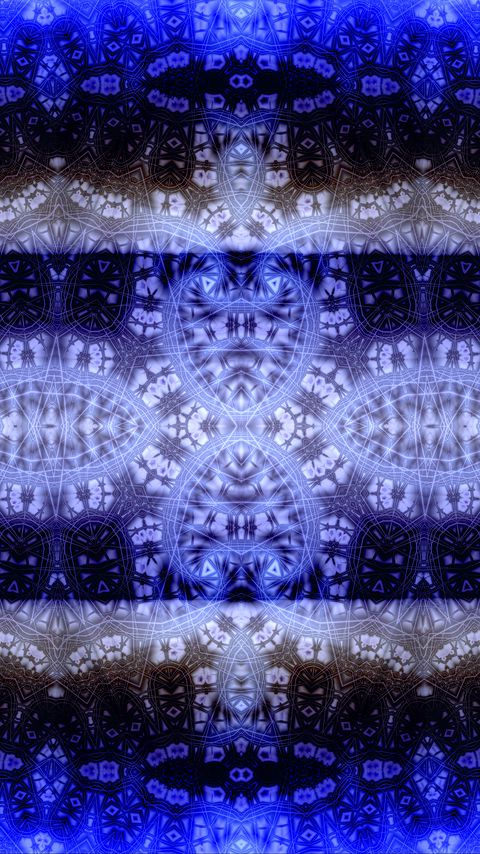 Download wallpaper 2160x3840 fractal, pattern, abstraction, blue, black samsung galaxy s4, s5, note, sony xperia z, z1, z2, z3, htc one, lenovo vibe hd background