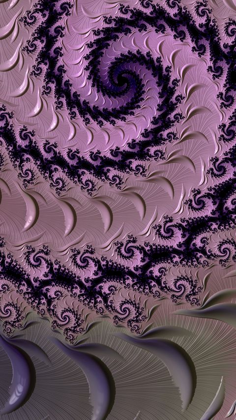 Download wallpaper 2160x3840 fractal, pattern, spiral, purple, abstraction samsung galaxy s4, s5, note, sony xperia z, z1, z2, z3, htc one, lenovo vibe hd background