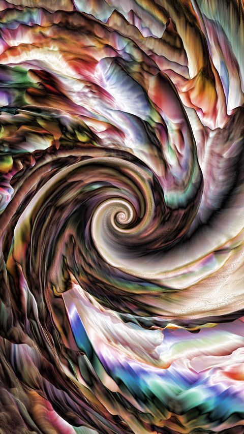 Download wallpaper 2160x3840 fractal, spiral, abstraction, colorful samsung galaxy s4, s5, note, sony xperia z, z1, z2, z3, htc one, lenovo vibe hd background