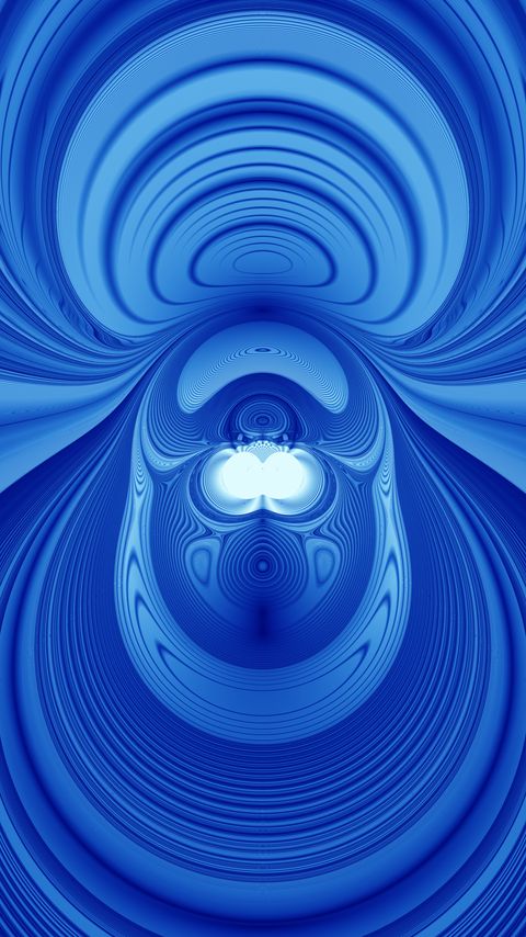 Download wallpaper 2160x3840 fractal, waves, distortion, abstraction, blue samsung galaxy s4, s5, note, sony xperia z, z1, z2, z3, htc one, lenovo vibe hd background