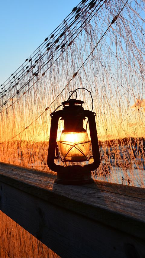 Download wallpaper 2160x3840 lantern, lamp, sunset, light, dark samsung galaxy s4, s5, note, sony xperia z, z1, z2, z3, htc one, lenovo vibe hd background