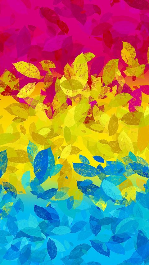 Download wallpaper 2160x3840 leaves, spots, stripes, abstraction, colorful, bright samsung galaxy s4, s5, note, sony xperia z, z1, z2, z3, htc one, lenovo vibe hd background