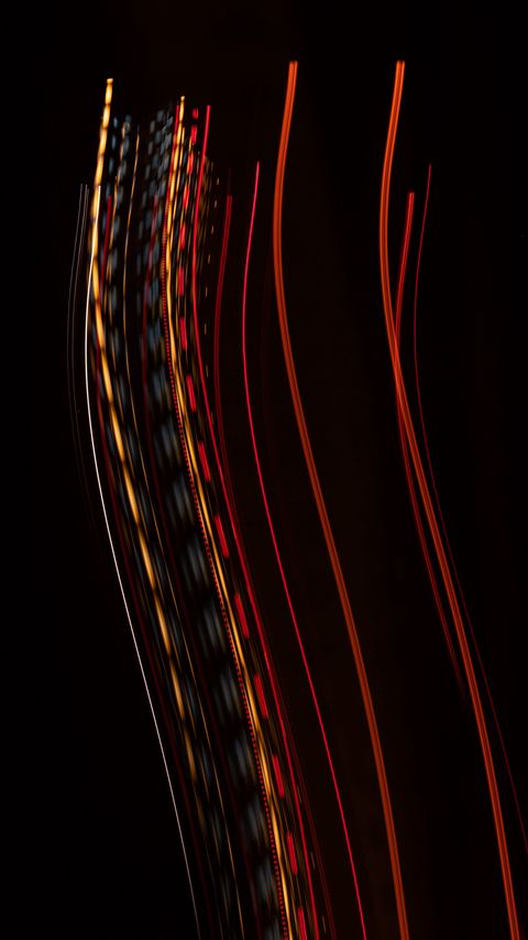 Download wallpaper 2160x3840 light, lines, long exposure, abstraction, red samsung galaxy s4, s5, note, sony xperia z, z1, z2, z3, htc one, lenovo vibe hd background