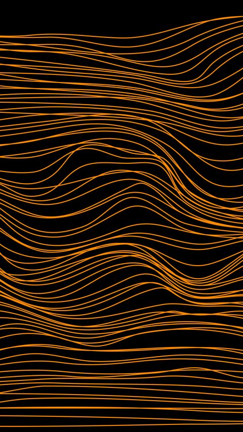 Download wallpaper 2160x3840 lines, bends, distortion, abstraction, orange samsung galaxy s4, s5, note, sony xperia z, z1, z2, z3, htc one, lenovo vibe hd background