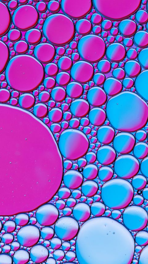 Download wallpaper 2160x3840 liquid, bubbles, glare, macro, purple, blue samsung galaxy s4, s5, note, sony xperia z, z1, z2, z3, htc one, lenovo vibe hd background