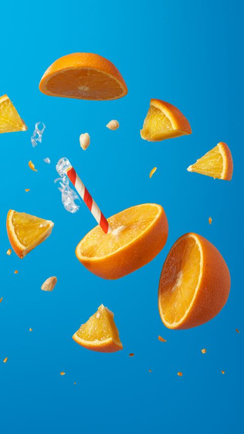 Download wallpaper 2160x3840 orange, fruit, citrus, slices, juicy, bright samsung galaxy s4, s5, note, sony xperia z, z1, z2, z3, htc one, lenovo vibe hd background