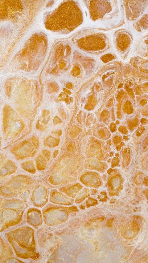 Download wallpaper 2160x3840 paint, liquid, stains, abstraction, yellow samsung galaxy s4, s5, note, sony xperia z, z1, z2, z3, htc one, lenovo vibe hd background