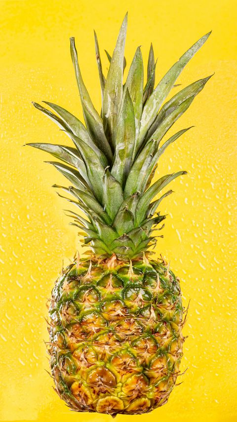 Download wallpaper 2160x3840 pineapple, fruit, ripe, yellow samsung galaxy s4, s5, note, sony xperia z, z1, z2, z3, htc one, lenovo vibe hd background