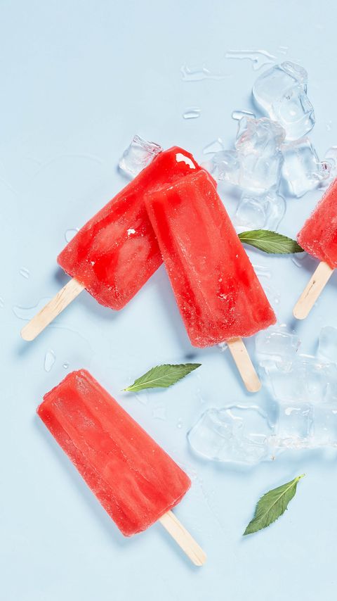 Download wallpaper 2160x3840 popsicles, ice cream, ice, dessert, strawberry samsung galaxy s4, s5, note, sony xperia z, z1, z2, z3, htc one, lenovo vibe hd background