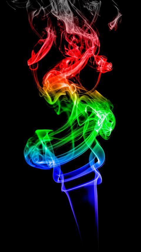 Download wallpaper 2160x3840 smoke, backlight, colorful, abstraction samsung galaxy s4, s5, note, sony xperia z, z1, z2, z3, htc one, lenovo vibe hd background