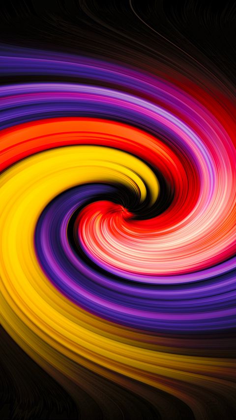 Download wallpaper 2160x3840 spiral, lines, colorful, abstraction samsung galaxy s4, s5, note, sony xperia z, z1, z2, z3, htc one, lenovo vibe hd background