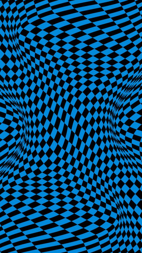 Download wallpaper 2160x3840 squares, shapes, distortion, optical illusion, blue, abstraction samsung galaxy s4, s5, note, sony xperia z, z1, z2, z3, htc one, lenovo vibe hd background