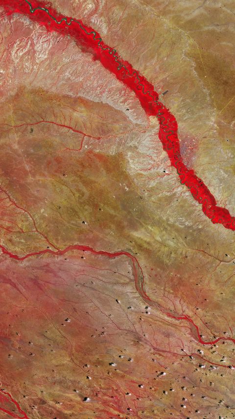 Download wallpaper 2160x3840 tana river, river, kenya, earth, planet, view from space samsung galaxy s4, s5, note, sony xperia z, z1, z2, z3, htc one, lenovo vibe hd background