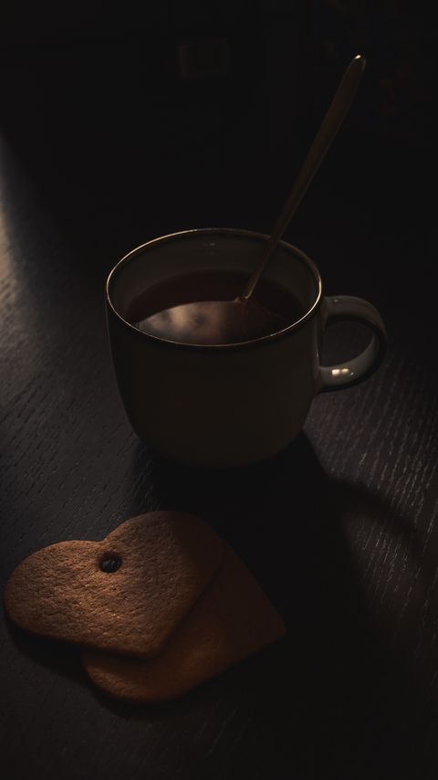 Download wallpaper 2160x3840 tea, drink, cup, cookies, dessert samsung galaxy s4, s5, note, sony xperia z, z1, z2, z3, htc one, lenovo vibe hd background