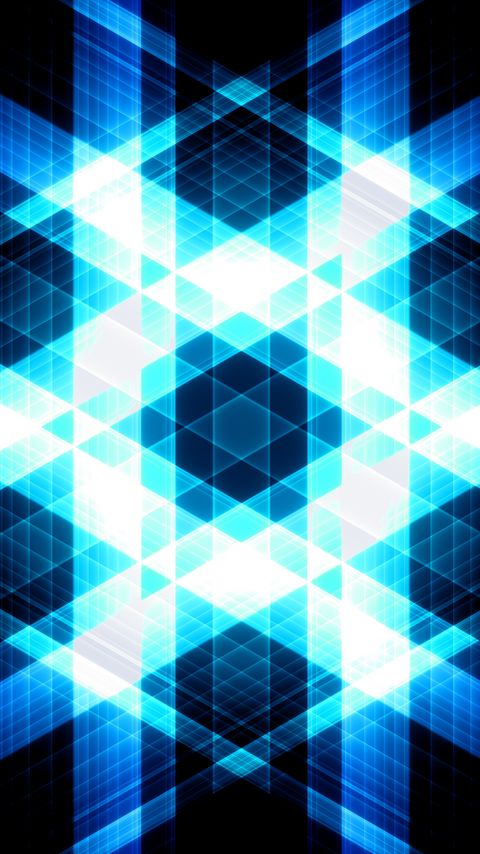 Download wallpaper 2160x3840 triangles, stripes, glow, abstraction, blue samsung galaxy s4, s5, note, sony xperia z, z1, z2, z3, htc one, lenovo vibe hd background