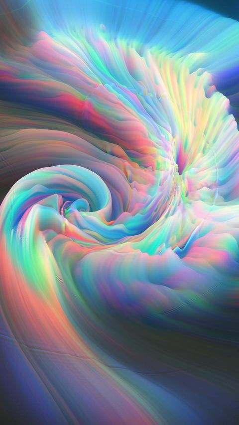 Download wallpaper 2160x3840 waves, glow, mixing, abstraction, colorful samsung galaxy s4, s5, note, sony xperia z, z1, z2, z3, htc one, lenovo vibe hd background