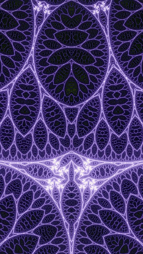 Download wallpaper 2160x3840 fractal, pattern, lines, glow, abstraction, purple samsung galaxy s4, s5, note, sony xperia z, z1, z2, z3, htc one, lenovo vibe hd background