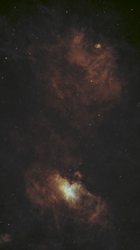 Download wallpaper 2160x3840 galaxy, nebula, glow, space, stars, dark samsung galaxy s4, s5, note, sony xperia z, z1, z2, z3, htc one, lenovo vibe hd background