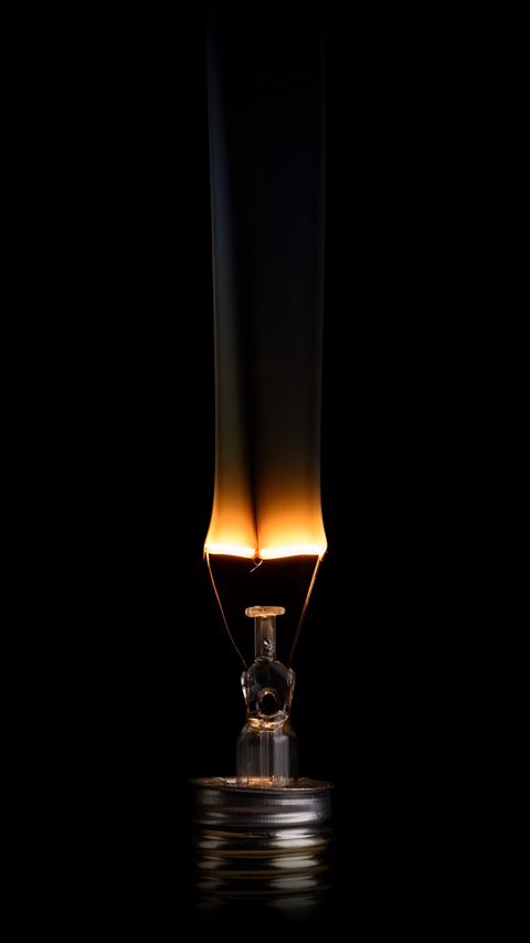 Download wallpaper 2160x3840 light bulb, broken, electricity, fire, dark samsung galaxy s4, s5, note, sony xperia z, z1, z2, z3, htc one, lenovo vibe hd background