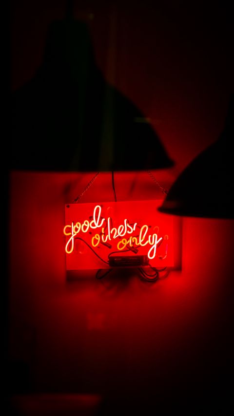 Download wallpaper 2160x3840 neon, text, signboard, red, light samsung galaxy s4, s5, note, sony xperia z, z1, z2, z3, htc one, lenovo vibe hd background