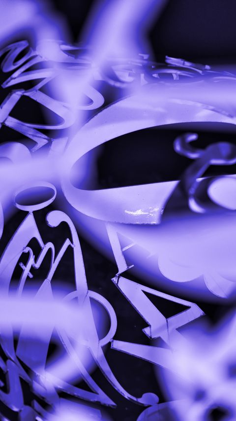 Download wallpaper 2160x3840 numbers, symbols, spiral, abstraction, purple samsung galaxy s4, s5, note, sony xperia z, z1, z2, z3, htc one, lenovo vibe hd background