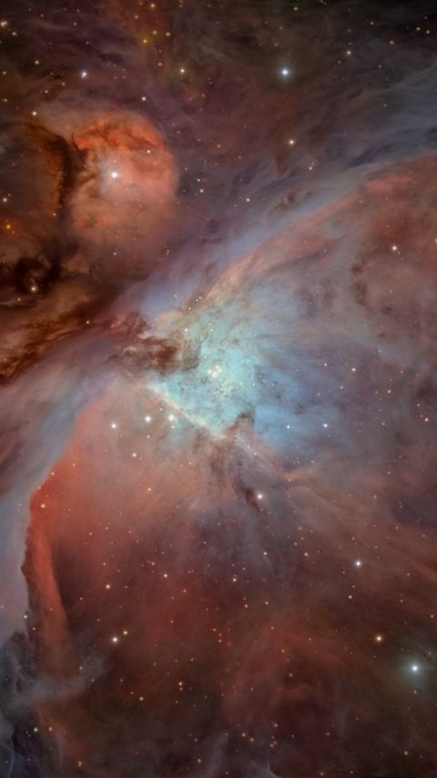 Download wallpaper 2160x3840 orion nebula, shine, stars, space samsung galaxy s4, s5, note, sony xperia z, z1, z2, z3, htc one, lenovo vibe hd background