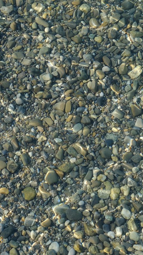 Download wallpaper 2160x3840 sea, water, waves, stones, texture samsung galaxy s4, s5, note, sony xperia z, z1, z2, z3, htc one, lenovo vibe hd background