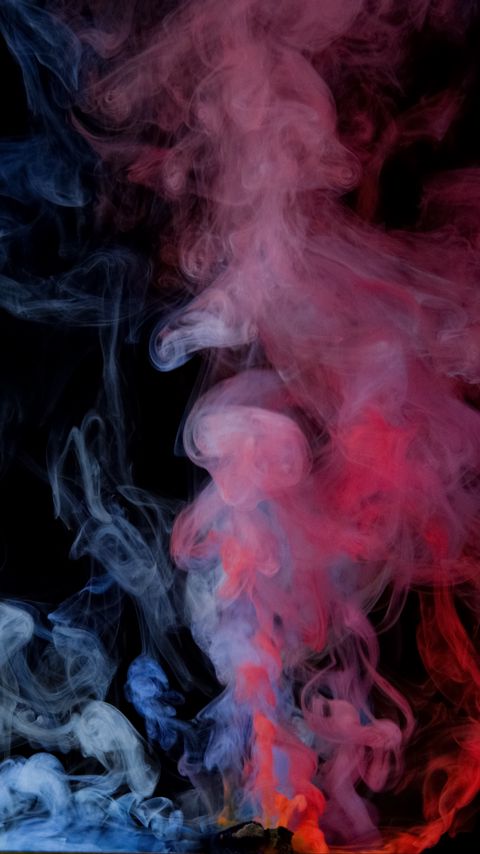 Download wallpaper 2160x3840 smoke, clouds, blue, red, dark samsung galaxy s4, s5, note, sony xperia z, z1, z2, z3, htc one, lenovo vibe hd background