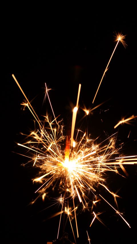 Download wallpaper 2160x3840 sparkler, sparks, light, holiday, dark samsung galaxy s4, s5, note, sony xperia z, z1, z2, z3, htc one, lenovo vibe hd background