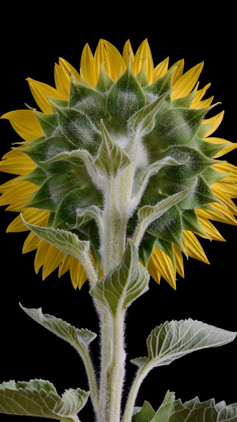 Download wallpaper 2160x3840 sunflower, flower, plant, petals, macro samsung galaxy s4, s5, note, sony xperia z, z1, z2, z3, htc one, lenovo vibe hd background