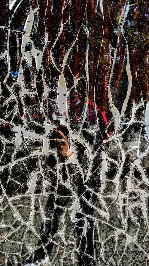 Download wallpaper 2160x3840 surface, cranny, shards, reflection, texture samsung galaxy s4, s5, note, sony xperia z, z1, z2, z3, htc one, lenovo vibe hd background