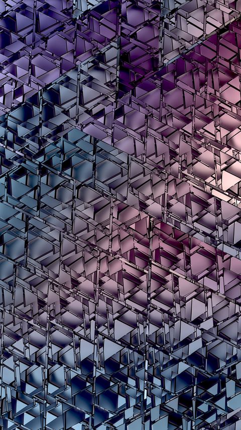 Download wallpaper 2160x3840 triangles, mosaic, shapes, abstraction, lilac samsung galaxy s4, s5, note, sony xperia z, z1, z2, z3, htc one, lenovo vibe hd background