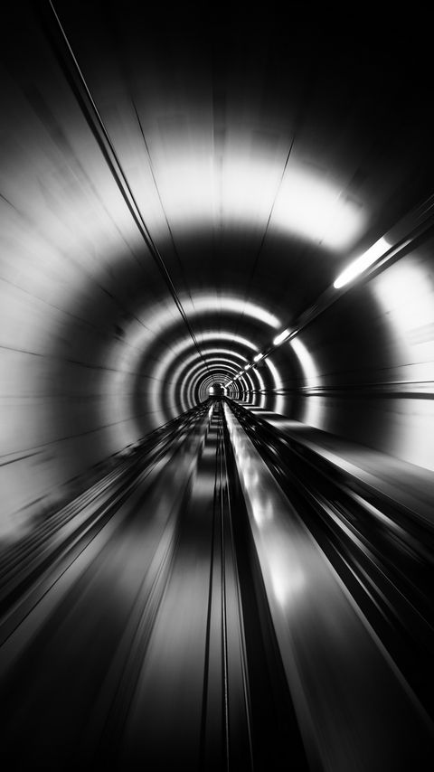 Download wallpaper 2160x3840 tunnel, speed, stripes, black and white, black samsung galaxy s4, s5, note, sony xperia z, z1, z2, z3, htc one, lenovo vibe hd background