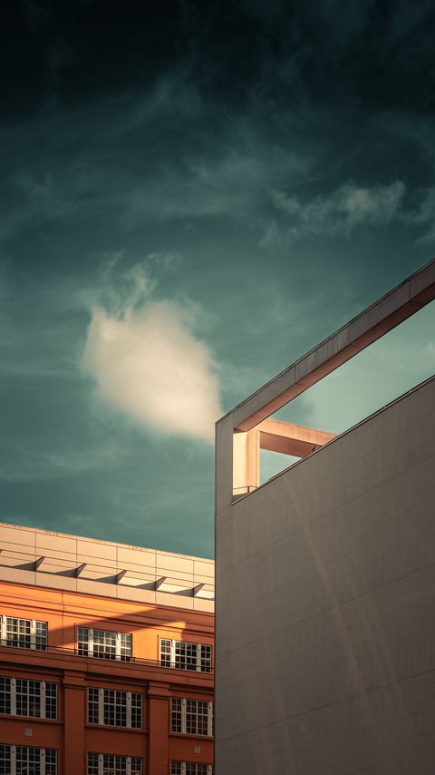 Download wallpaper 2160x3840 buildings, facades, windows, sky samsung galaxy s4, s5, note, sony xperia z, z1, z2, z3, htc one, lenovo vibe hd background